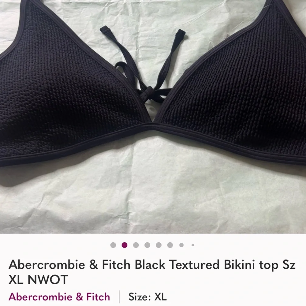 Abercrombie & Fitch and Hurley Black ,White & Brown 2 pc bikini set